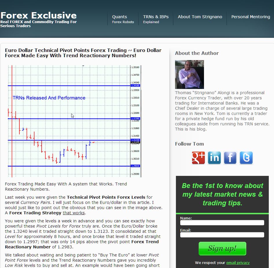 Former Market-Maker and Forex Consultant marketing