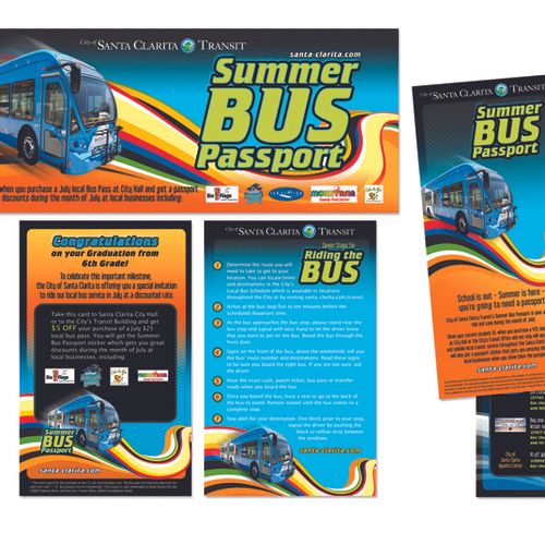 Transit Program Posters, Postcards, Rack Cards