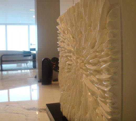 Original Art. Lacquered Sculpture, 24"x24"