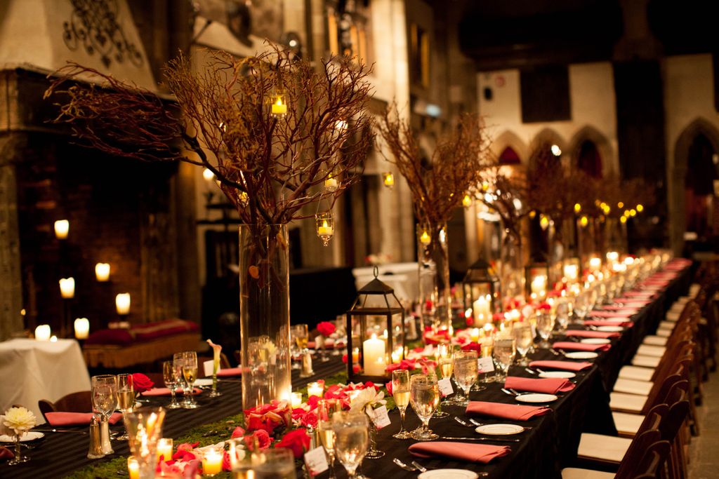 Reception Table - Enchanted Forest Theme