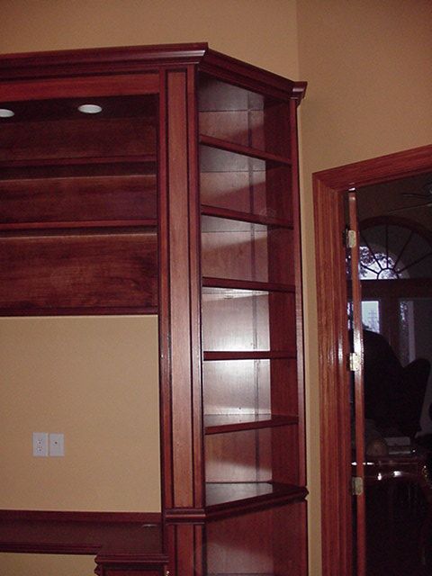 Section on the right is the last of the book shelv