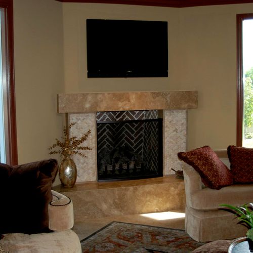 TV Installation above Fireplace