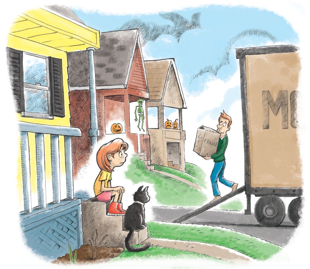 Illustration for concept kids book