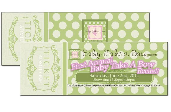 Ticket Print Design