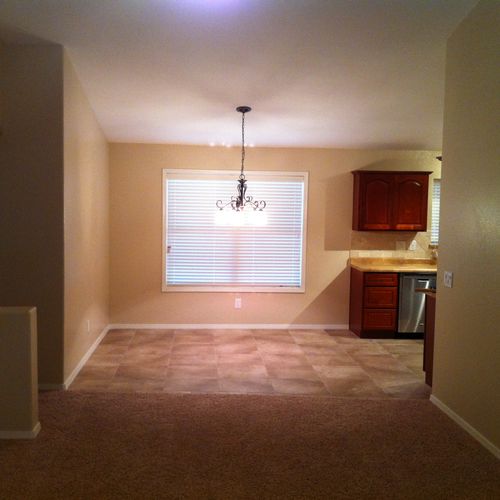 Completely remodeled home.
Included new paint, car