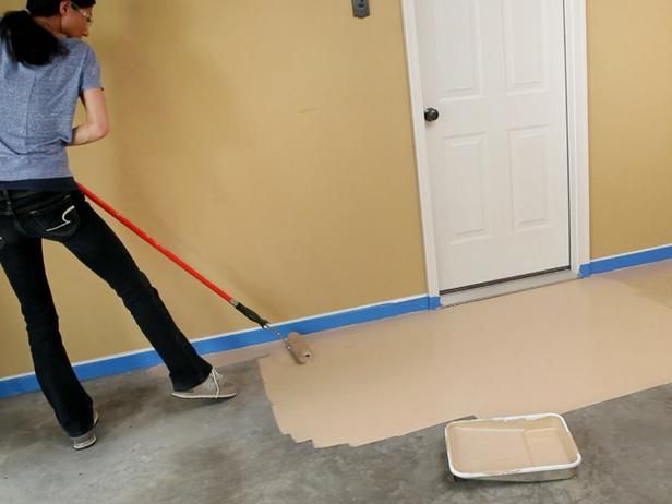 Cleaned concrete ready for painting.