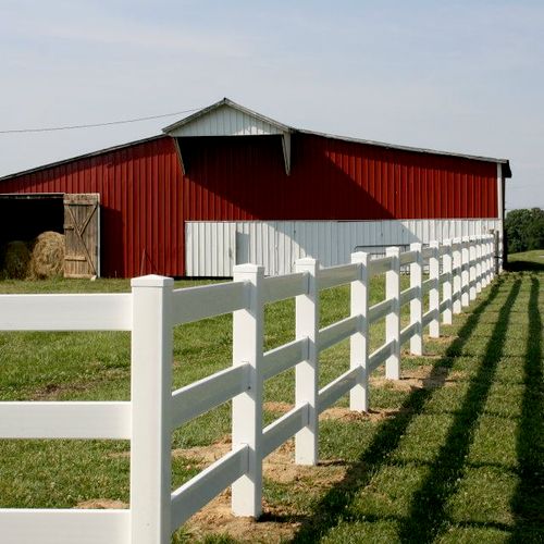PVC Farm Fence