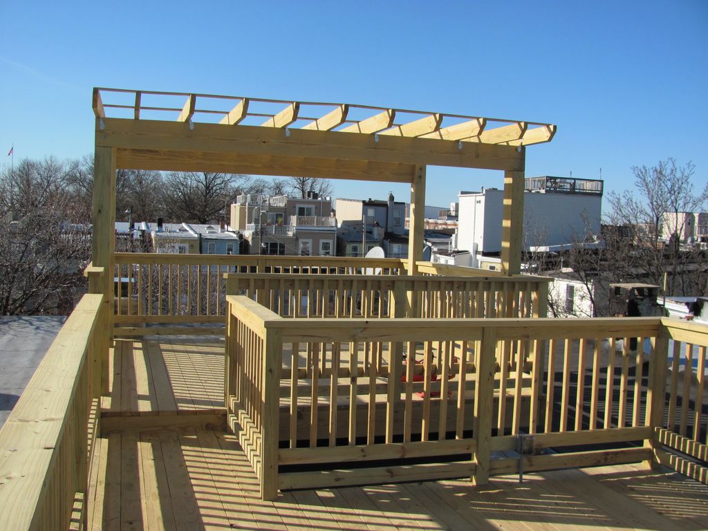 We do decks of any size or shape. This one was on 