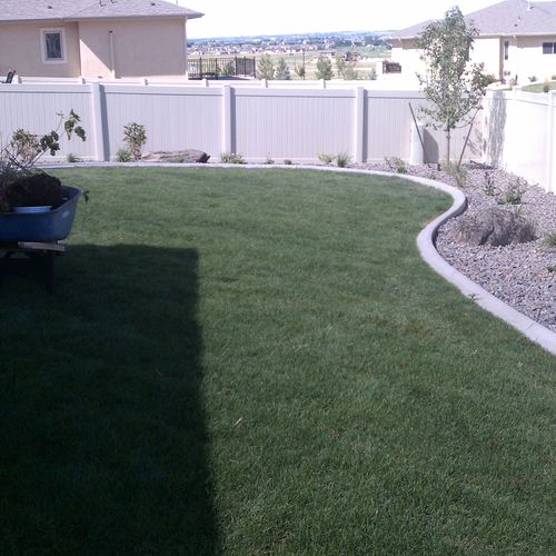 One of our finished yards.
