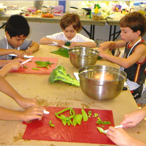 Our Tiny Chefs Summer Camp Program in Action!!