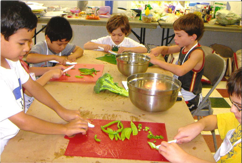 Our Tiny Chefs Summer Camp Program in Action!!
