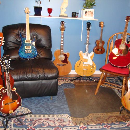 The Music Room Instruments.