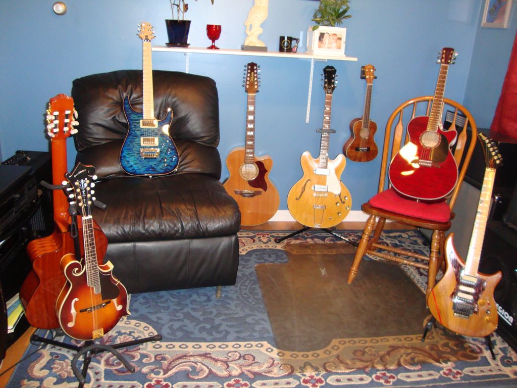 The Music Room Instruments.