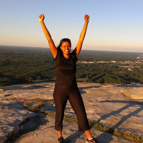 A client tops Stone Mountain for the first time!