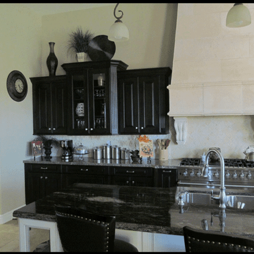 Custom Kitchen Cabinet Remodel with Granite Counte