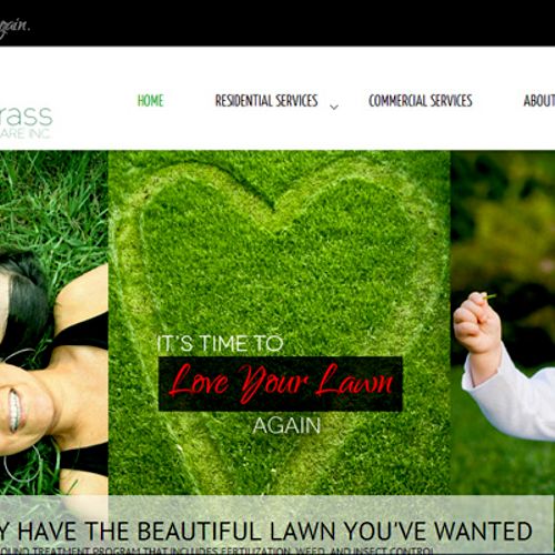 Web design and SEO for Green Grass Lawncare Inc. o