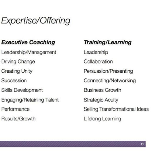 Expertise/Offering