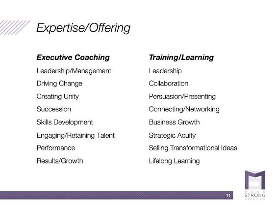 Expertise/Offering
