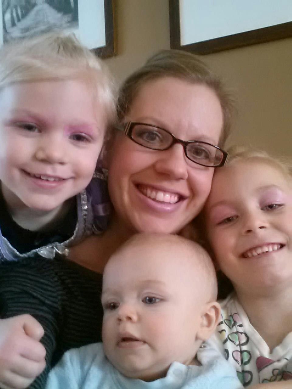 Ashley with her kids!
