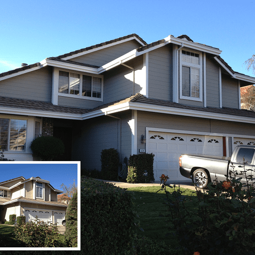 Livermore home exterior painting project (before i