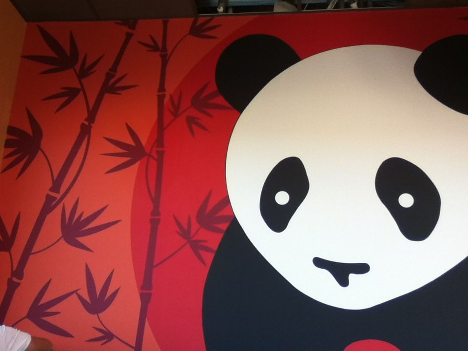 mural graphics for Panda Express