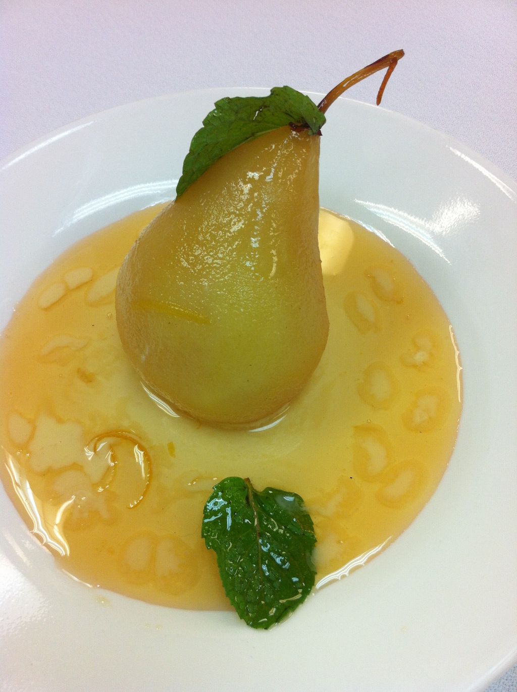 Poached Pear