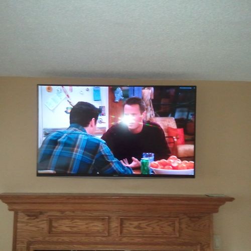 Recent TV Installation w/ DirecTv.  Do you see the