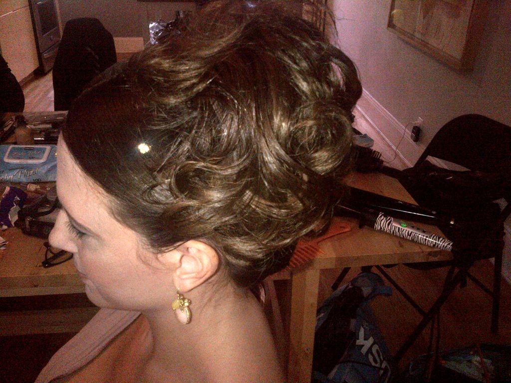 Updo style