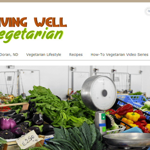 Living Well Vegetarian
http://www.livingwellvegeta