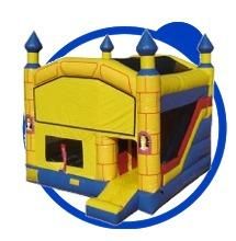 4n1 castle combo includes bounce, basketball hoop,