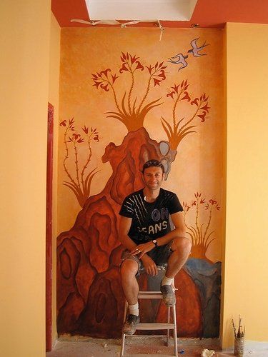 An original mural for an entry way.