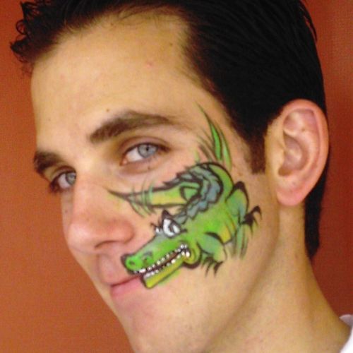 Lucky Face Painting Alligator