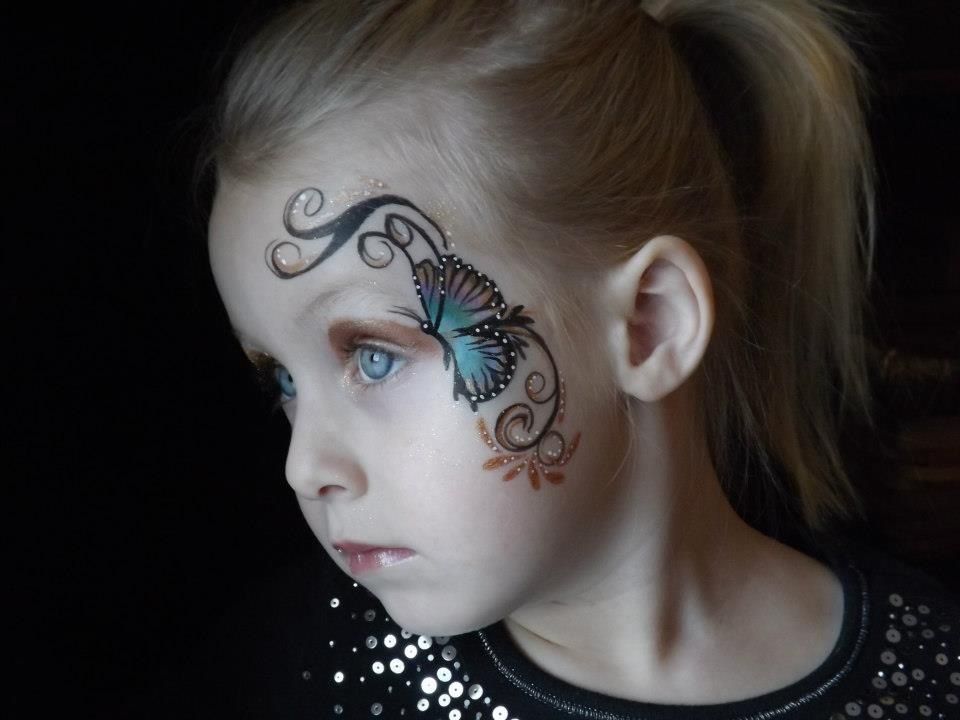 Face Painting by Shadow Drawing
