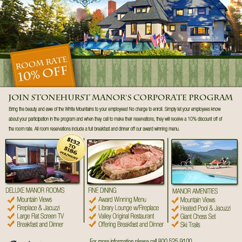 Stonehurst Manor Corporate Program Brochure