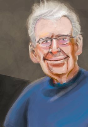 Grandfather Illustration (commissioned work)