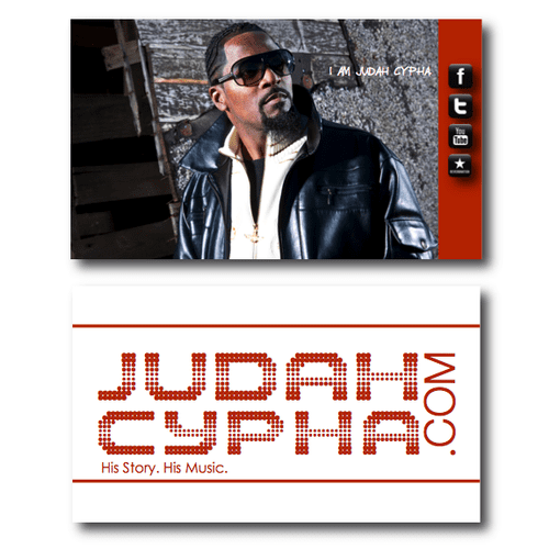 JudahCypha.com
(Promotional Card Design)