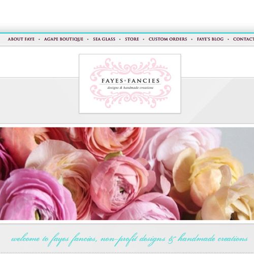 Faye's Fancies - Website design - http://fayesfanc