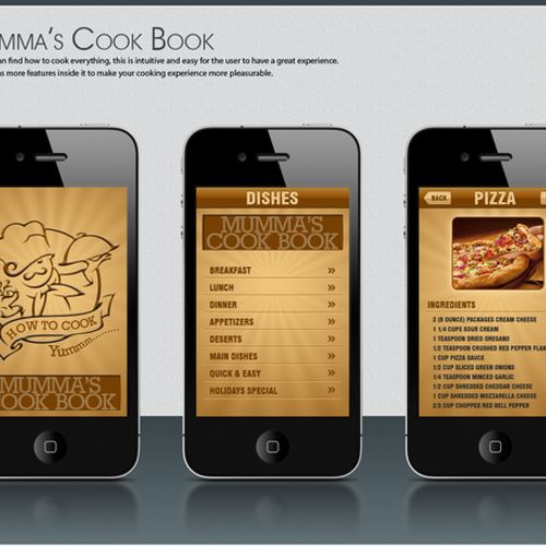 Cook Book IOS phone app 2