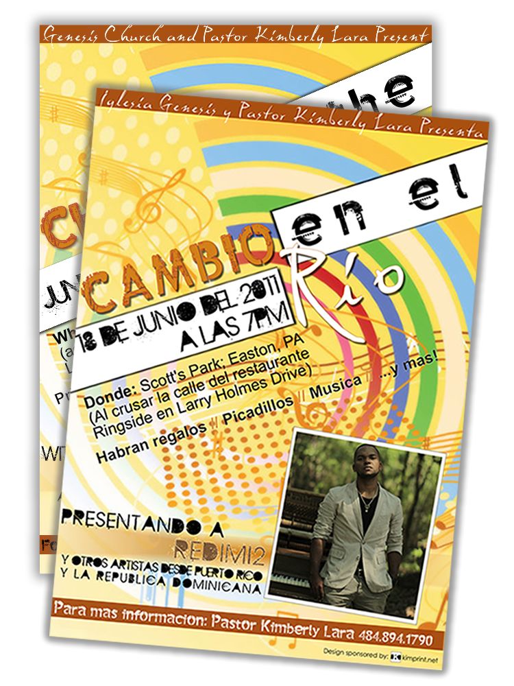 Genesis Church - Flyer design