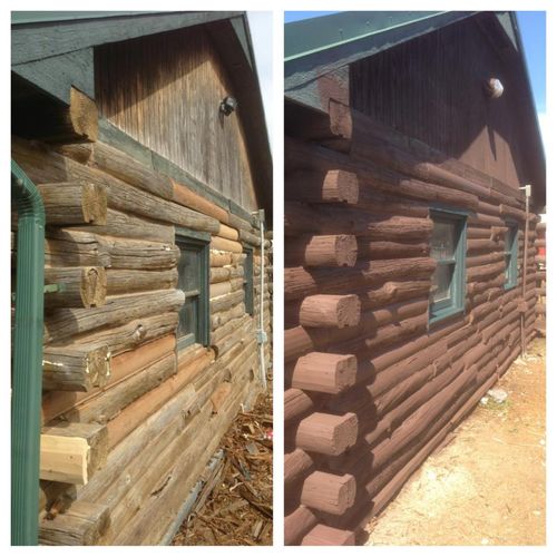 Log cabin project