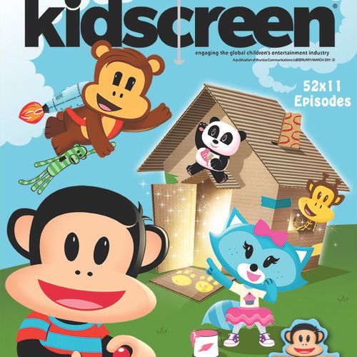 Cover Art for Kidscreen magazine