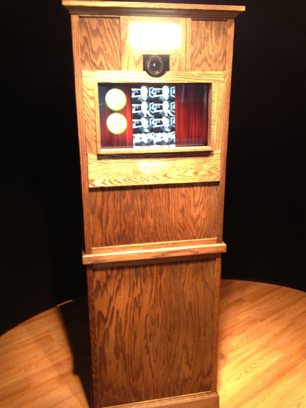 This is our "Open Air" Photo Booth.  http://www.ru