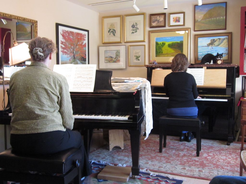Performing a Mozart concerto at recent studio mast