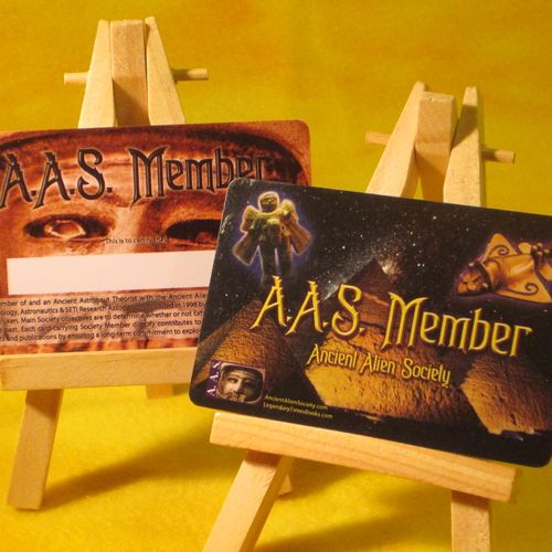 Membership cards for Ancient Aliens star Giorgio A