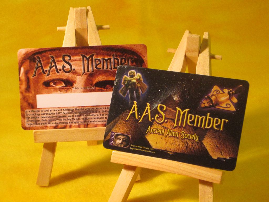 Membership cards for Ancient Aliens star Giorgio A