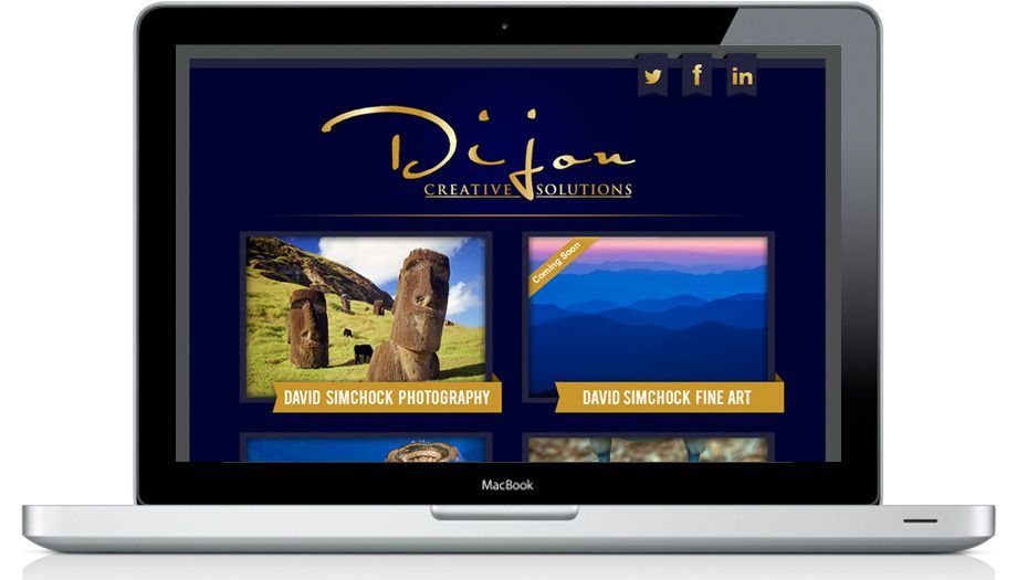Custom Web Design for a local photographer