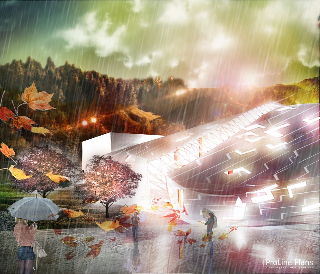 Conceptual design visualization for a new Cultural