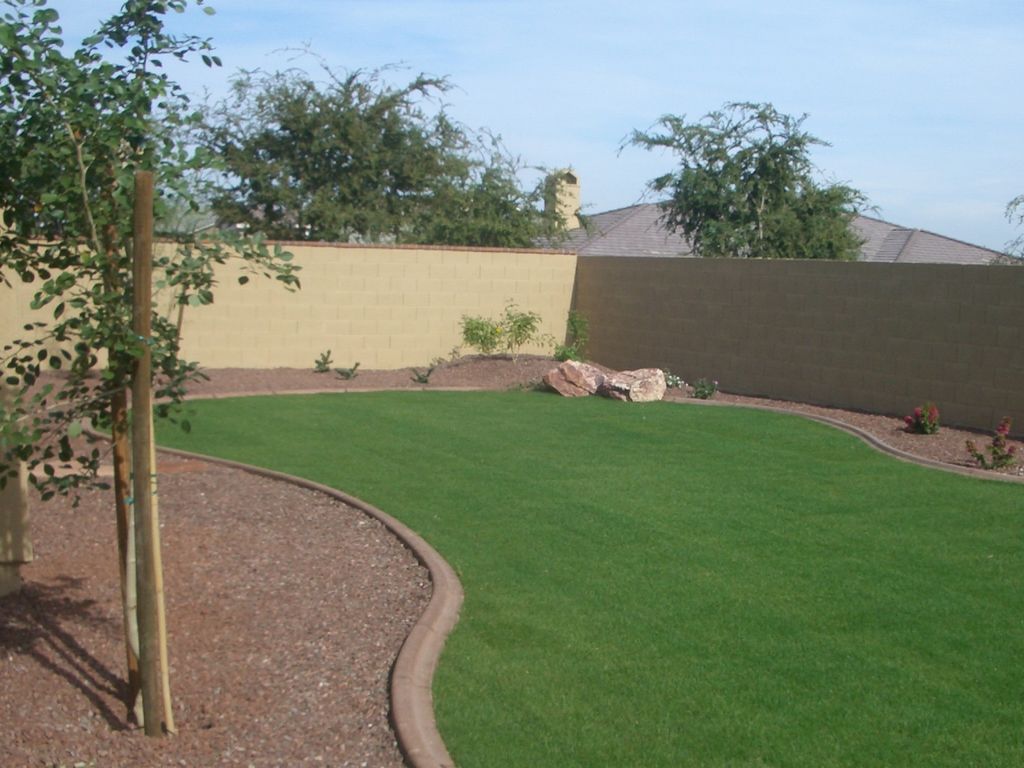Just a touch of grass adds a big impact.