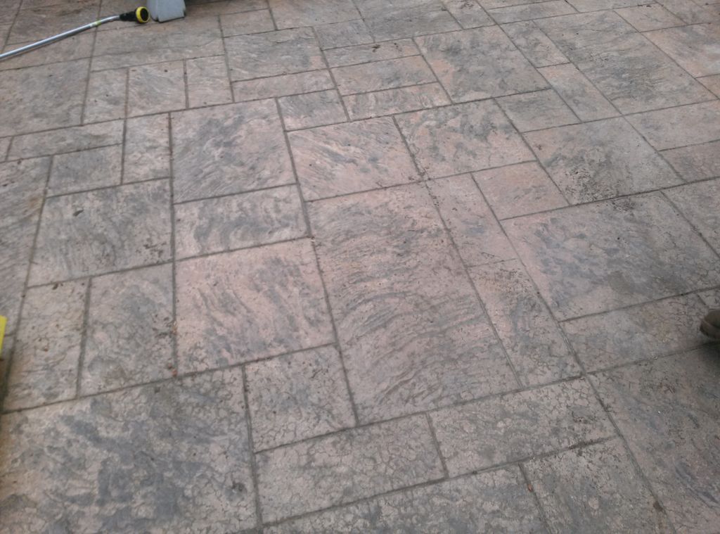 Stamped concrete
