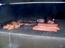 Just alittle meat on the smoker